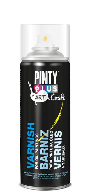Lakier w sprayu dla artystów, do zabezpieczania obrazów olejnych Pintyplus