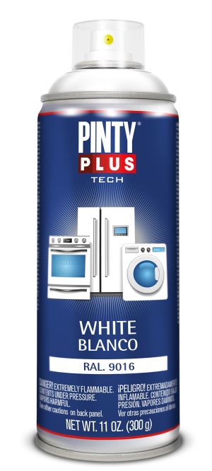 Pintura blanca para electrodomésticos en spray Pintyplus Tech