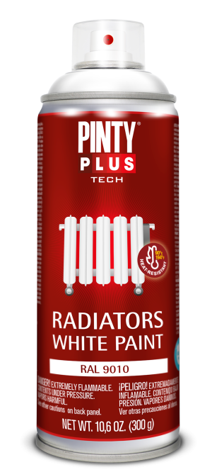 Pintura para radiadores en spray Pintyplus Tech